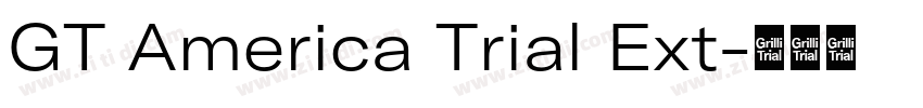 GT America Trial Ext字体转换